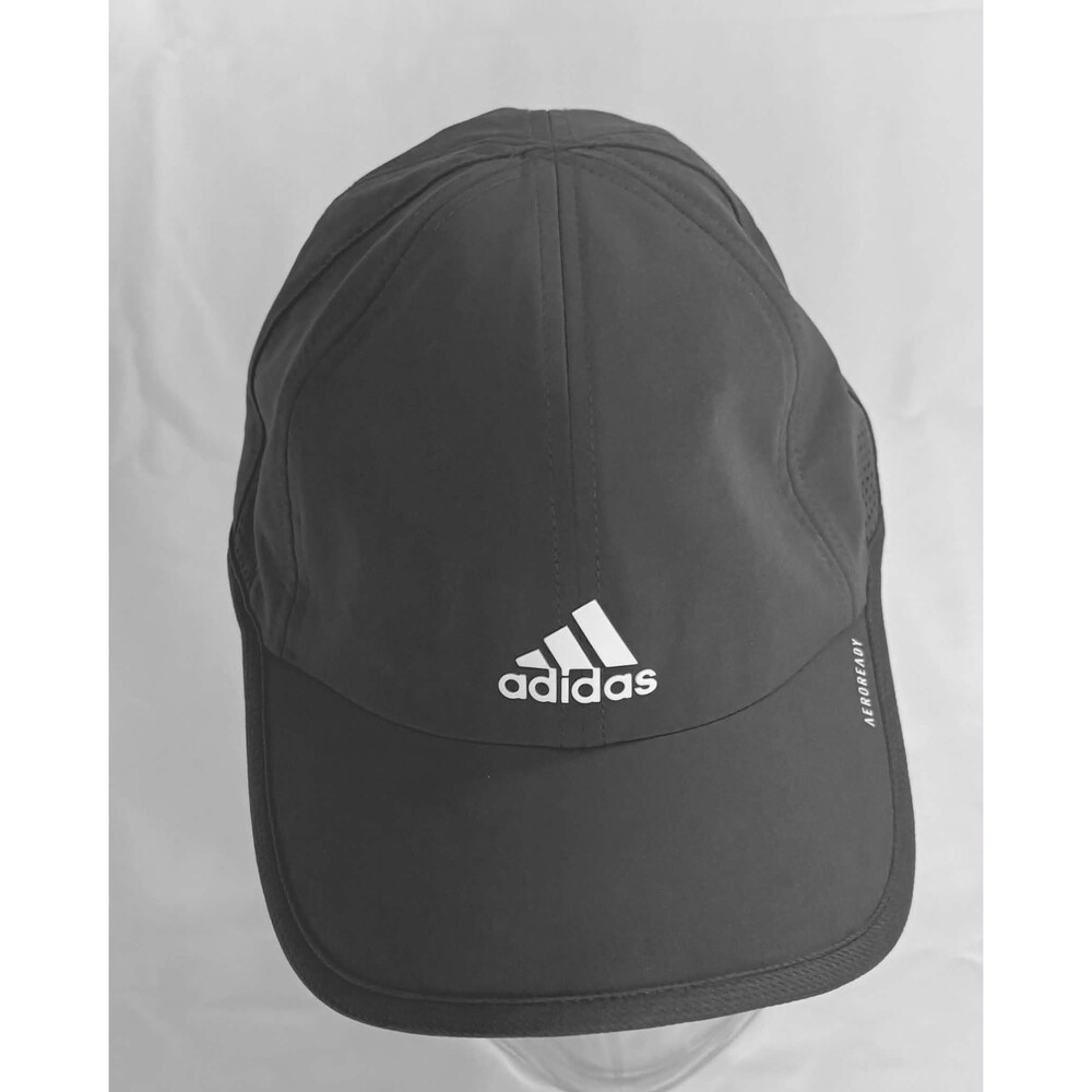 Adidas Aeroready Hat Gray Running Cap Lightweight Mesh Adjustable Unisex OS